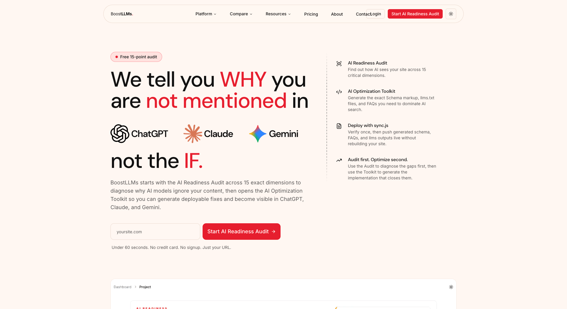 BoostLLMs Screenshot