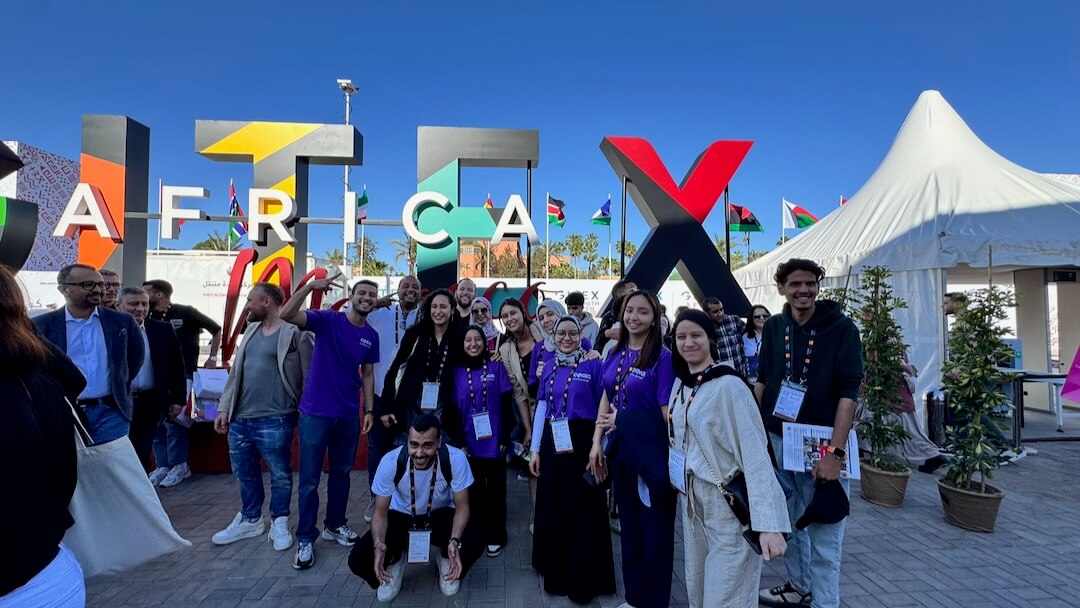 Felipe at Gitex Africa in Morocco